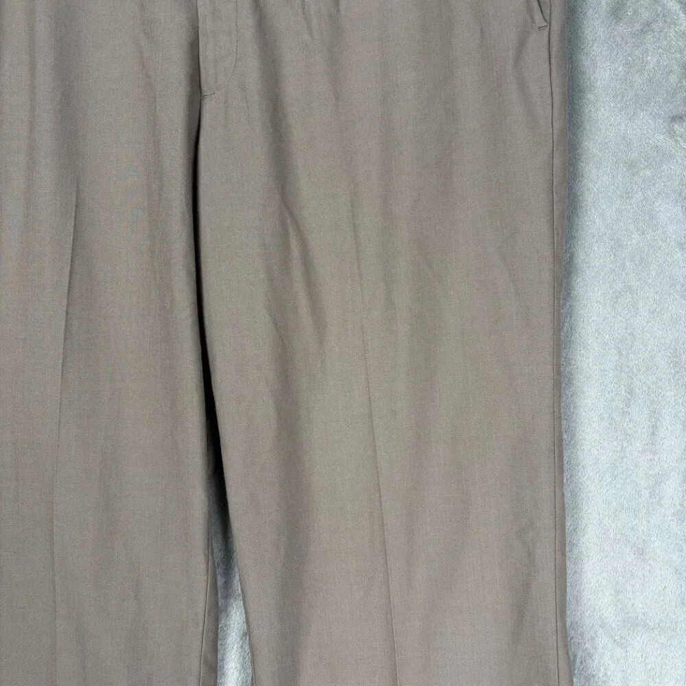 Calvin Klein Brown Dress Pants Men’s 36x32 Minimalist Polyester Blend